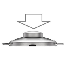 Magimix Patissier Glass Lid for metal Dough Bowl 502278