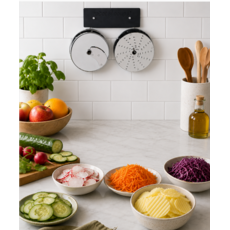 Wall mounted disc rack for 8 Magimix Discs